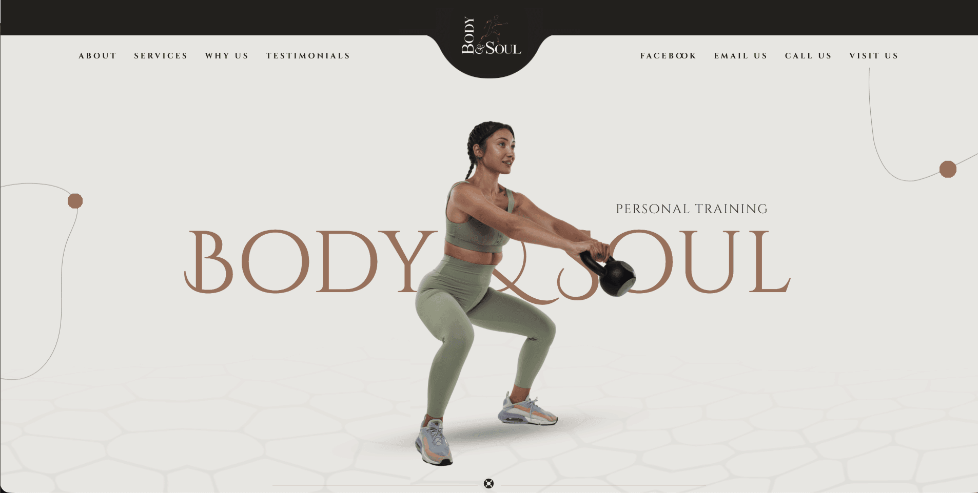 Body & Soul website redesign