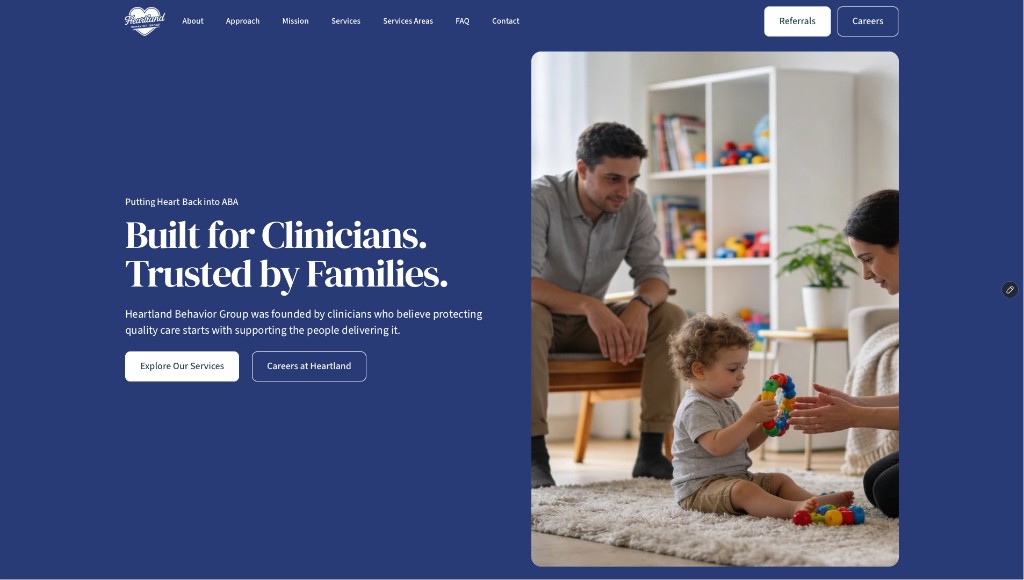 Heartland Behavior Group website